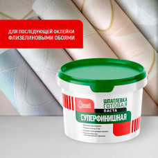 Шпатлевка полимерная готовая Старатели суперфинишная 15 кг для стен и потолков, для заделки швов, белая, шпаклевка для внутренних работ